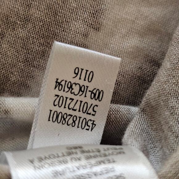 Chicos Large Womens Zebra Bohemian Tie Side Top Boho Chic Animal Print Size 3 - Picture 10 of 11